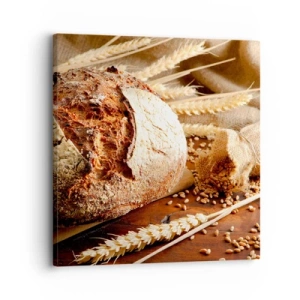 Impression sur toile - Image sur toile - Appétissant, parfumé, croquant - 30x30 cm