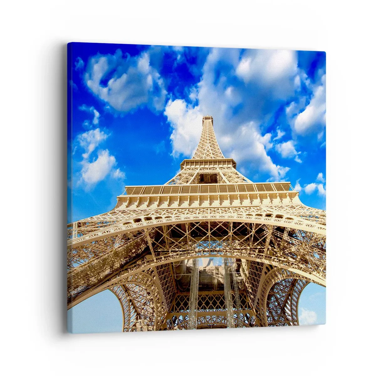 Impression sur toile - Image sur toile - Atteindre le ciel et les nuages - 40x40 cm