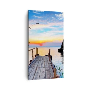 Impression sur toile - Image sur toile - Bonsoir! - 45x80 cm