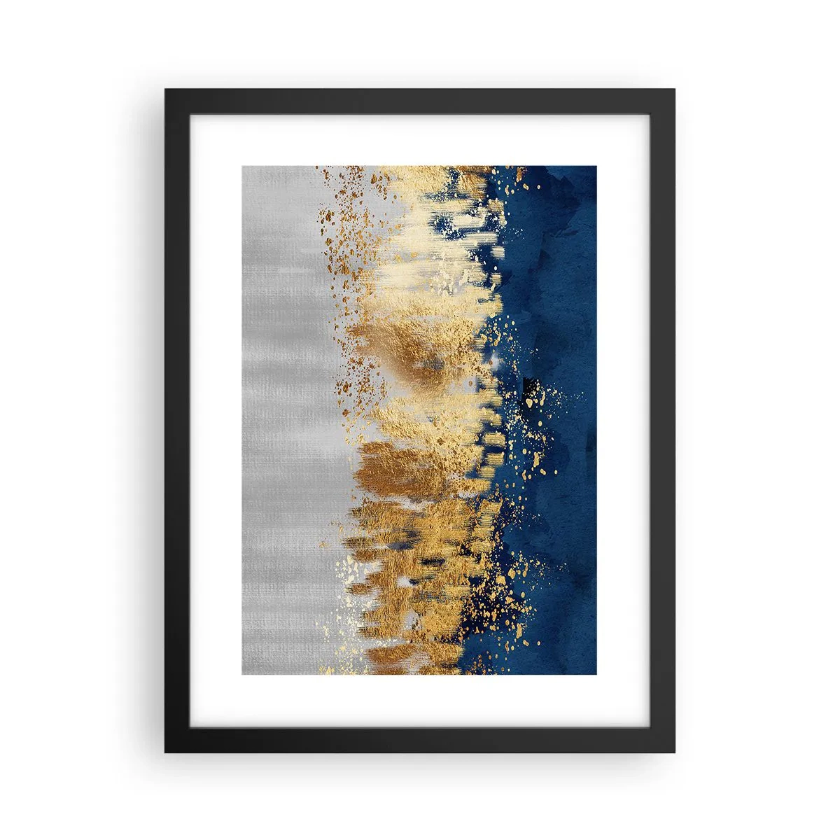 Affiche dans un cadre noir - Poster - Une composition moderne et pétillante - 30x40 cm