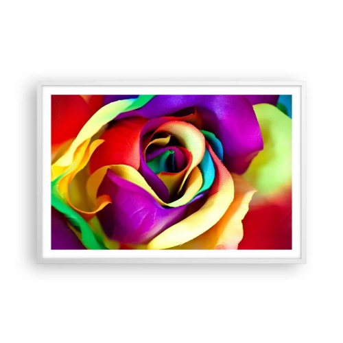 Affiche dans un cadre blanc - Poster - Ce n'est pas possible - 91x61 cm