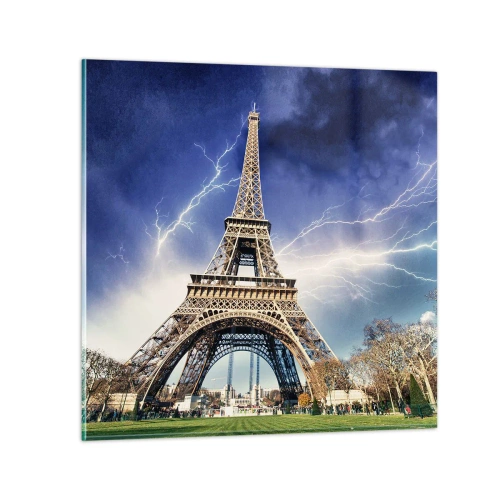 Impression sur verre - Image sur verre - Maître des tempêtes - 70x70 cm