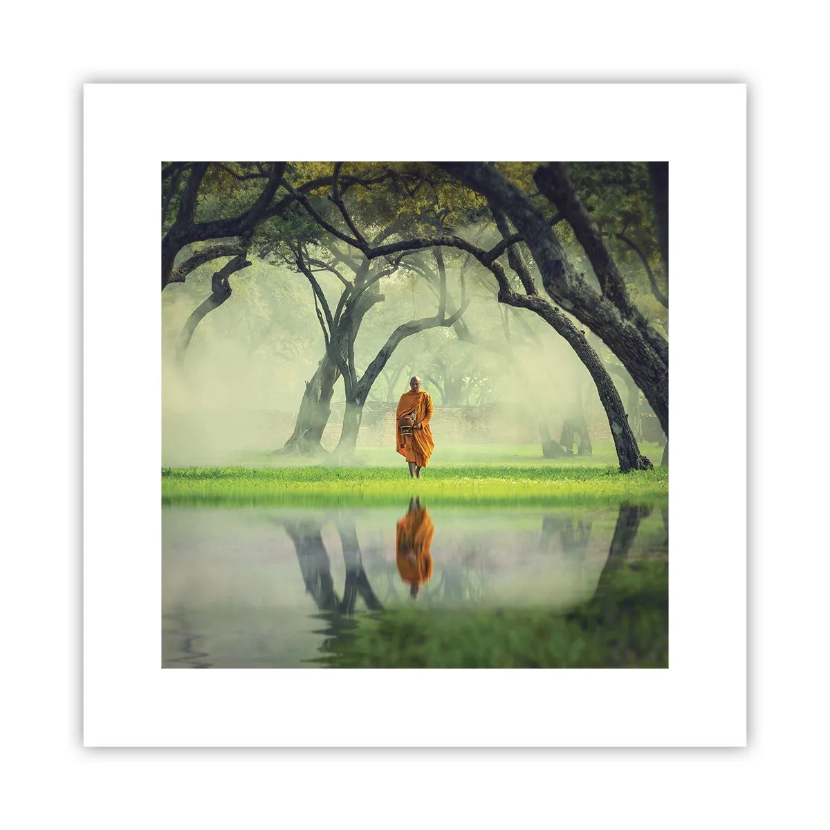 Affiche - Poster - En route vers l'illumination - 30x30 cm