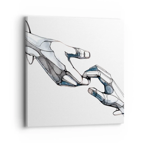 Impression sur toile - Image sur toile - Un bon geste - 40x40 cm