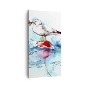 Impression sur toile - Image sur toile - Prise réussie - 65x120 cm