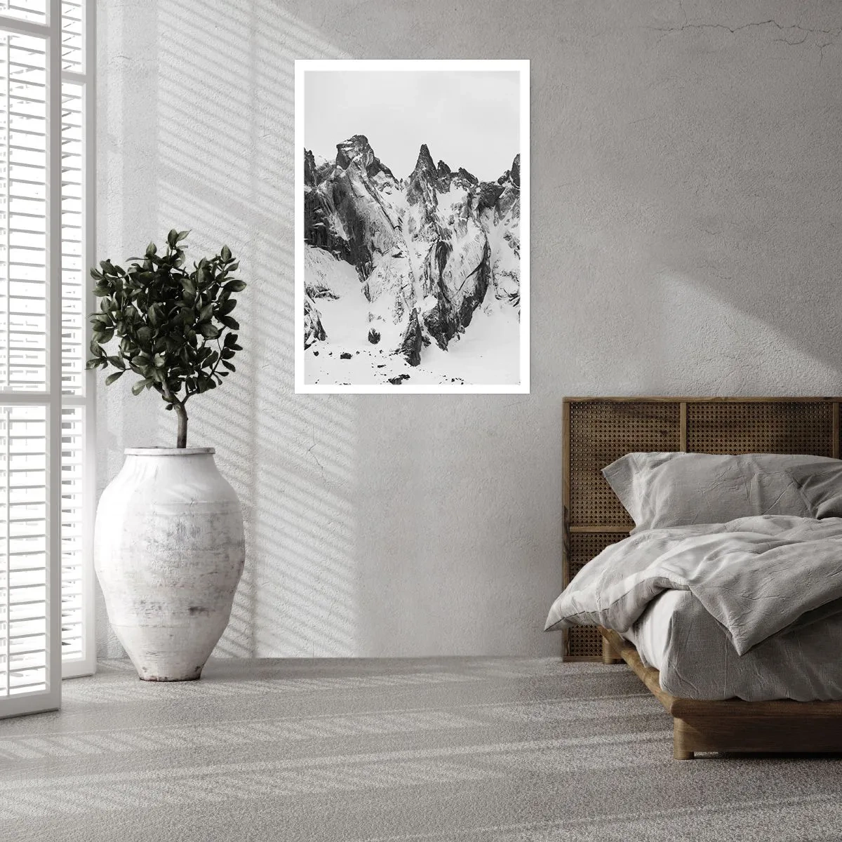 Affiche - Poster - Crête dangereuse de granit - 40x50 cm