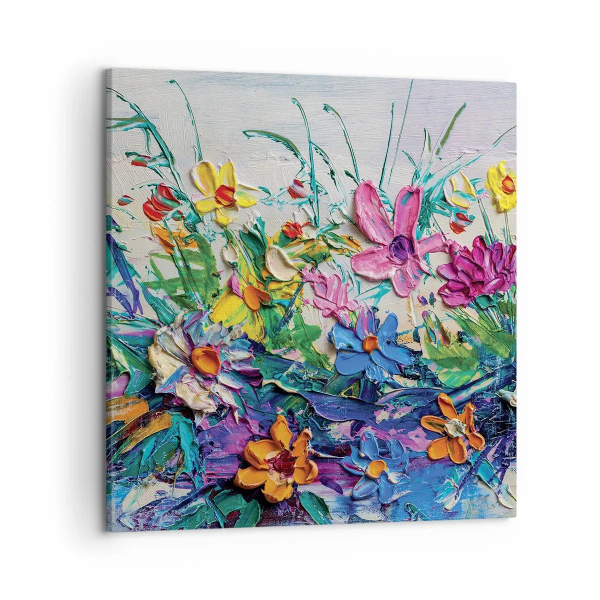 Impression sur toile - Image sur toile - Absolument pas une nature morte - 50x50 cm