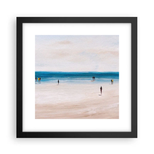 Affiche dans un cadre noir - Poster - Un besoin naturel - 30x30 cm