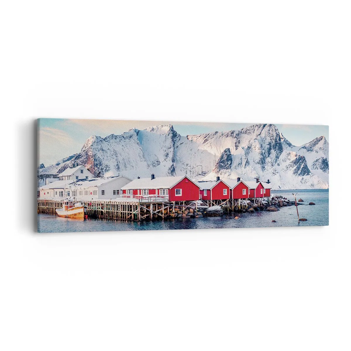 Impression sur toile - Image sur toile - Retraite dans le nord - 90x30 cm