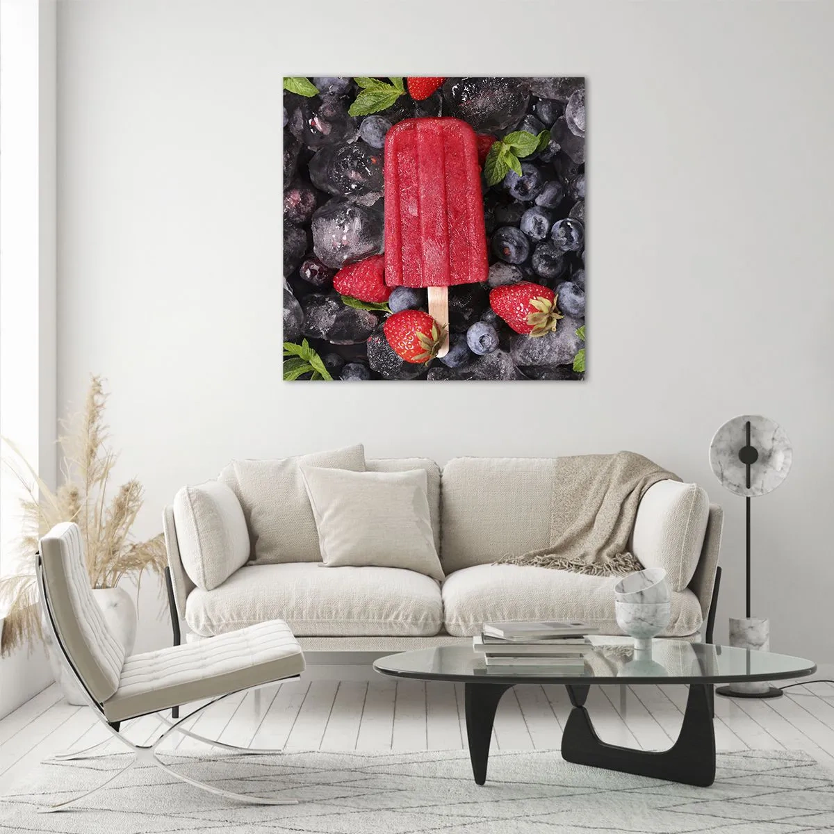 Impression sur verre - Image sur verre - Le goût d’un été chaud - 60x60 cm