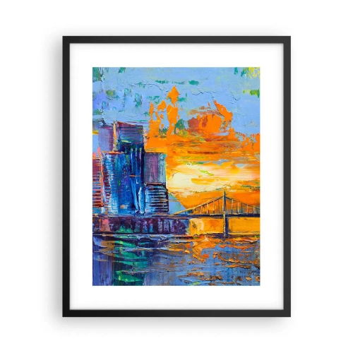 Affiche dans un cadre noir - Poster - Culture et nature - 40x50 cm