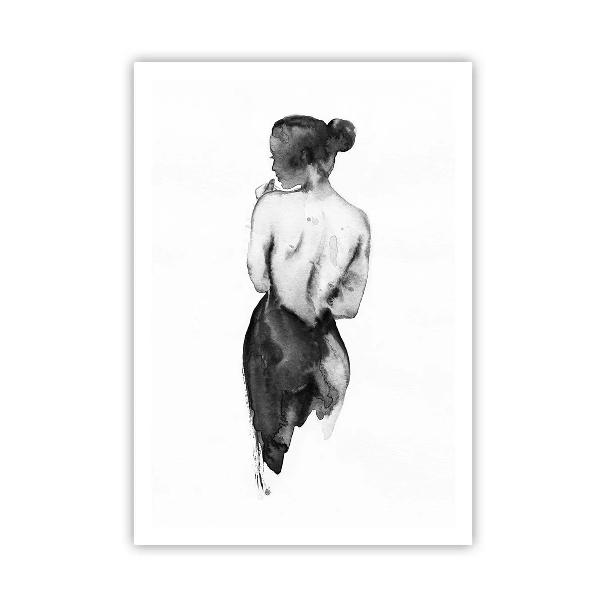 Affiche - Poster - Auprès d'elle, le monde disparaît - 70x100 cm