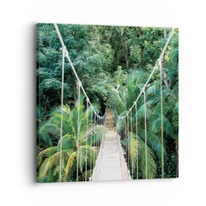 Impression sur toile - Image sur toile - Welcome to the jungle! - 30x30 cm