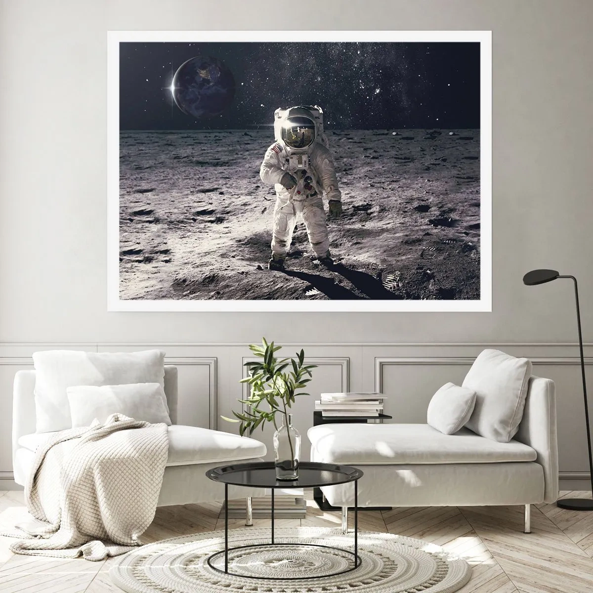 Affiche - Poster - Salutations de la lune - 91x61 cm