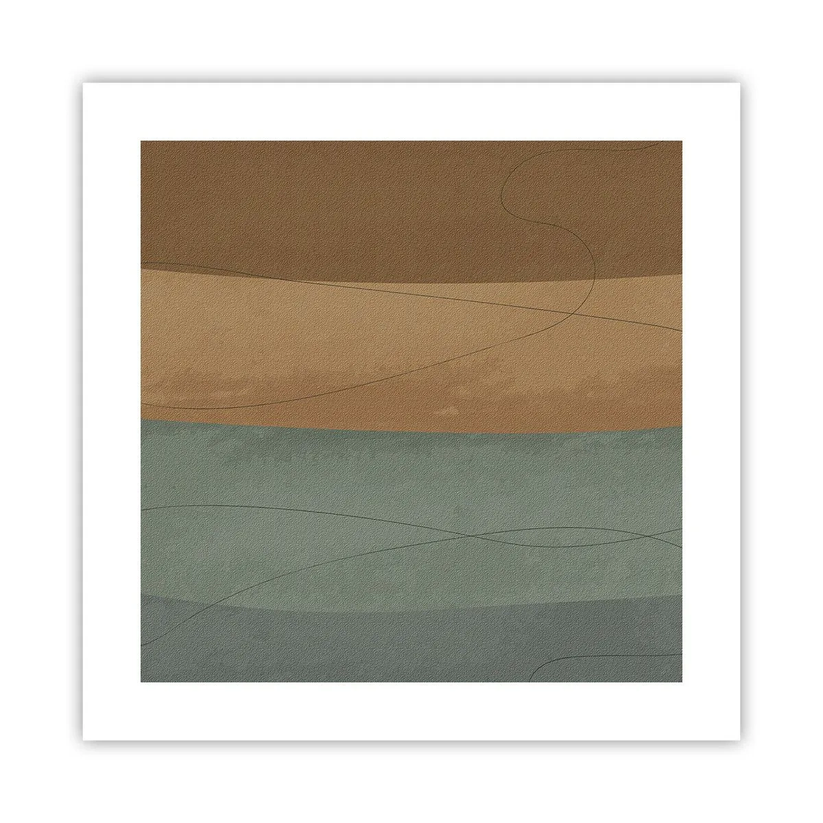 Affiche - Poster - Composition horizontale - 40x40 cm