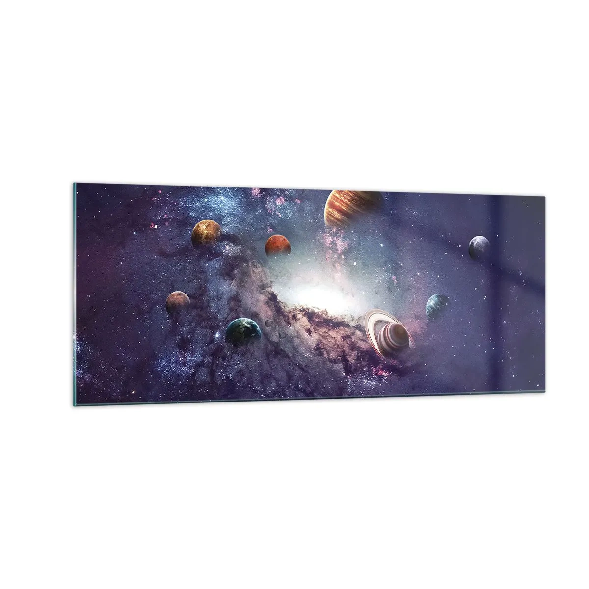 Impression sur verre - Image sur verre - Système de danse solaire - 100x40 cm