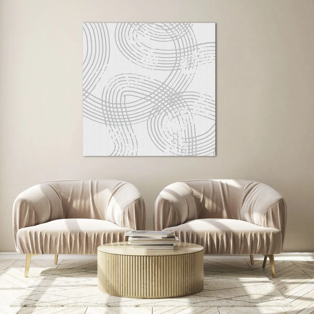 Impression sur verre - Image sur verre - Il n'y a pas de chemin droit - 60x60 cm