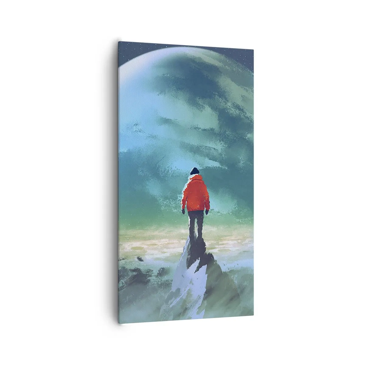 Impression sur toile - Image sur toile - Explorateur de la nouvelle terre - 65x120 cm