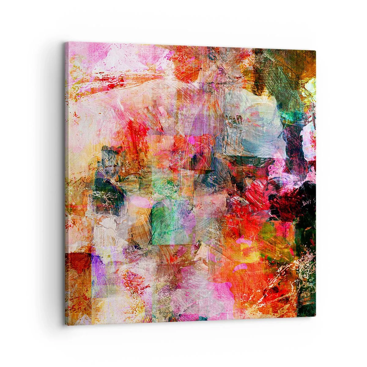 Impression sur toile - Image sur toile - Un voyage à travers les roses - 60x60 cm