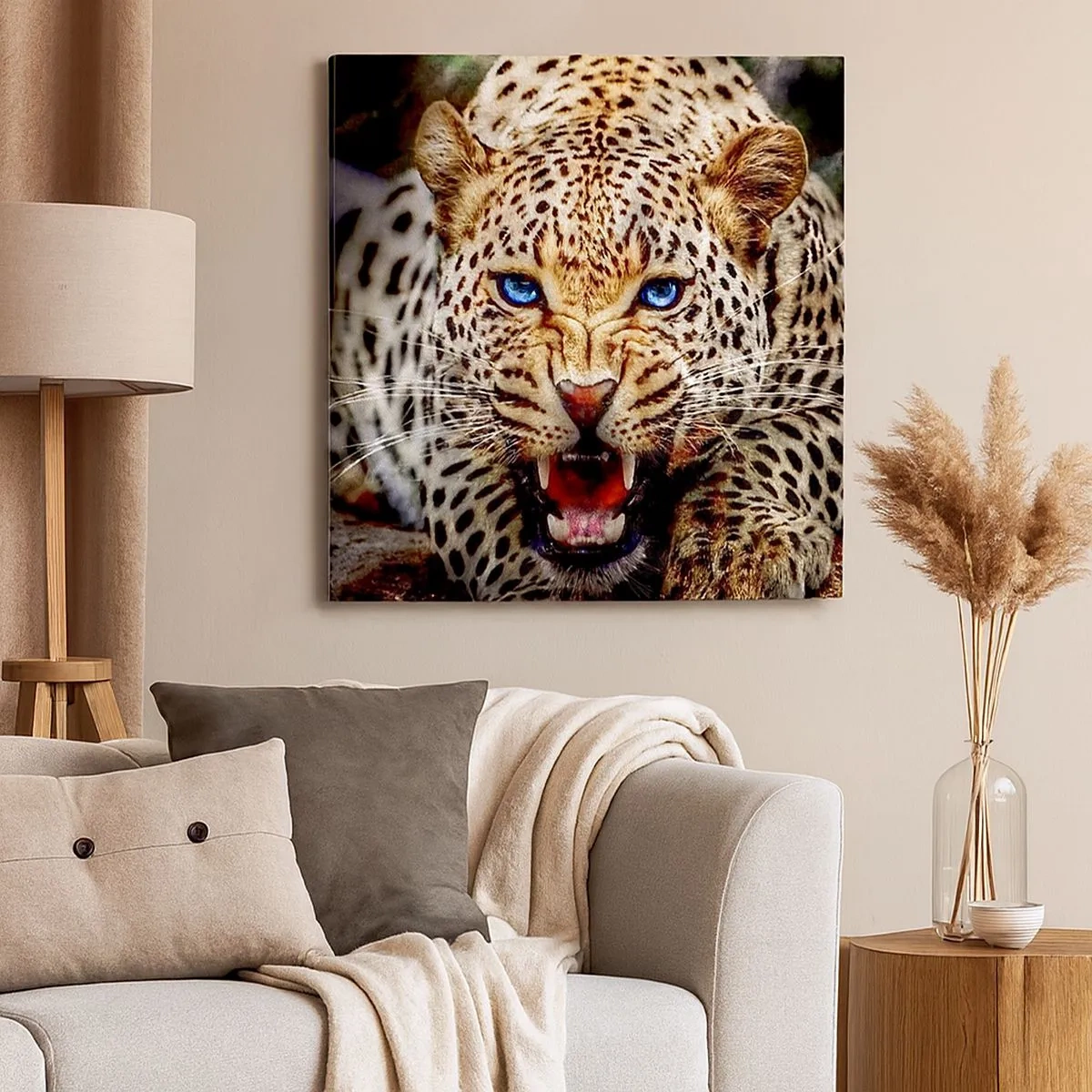 Impression sur toile - Image sur toile - La colère de la beauté ne fait pas de mal - 30x30 cm