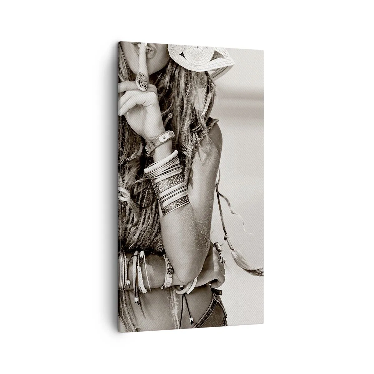 Impression sur toile - Image sur toile - Comment va la fille - 45x80 cm