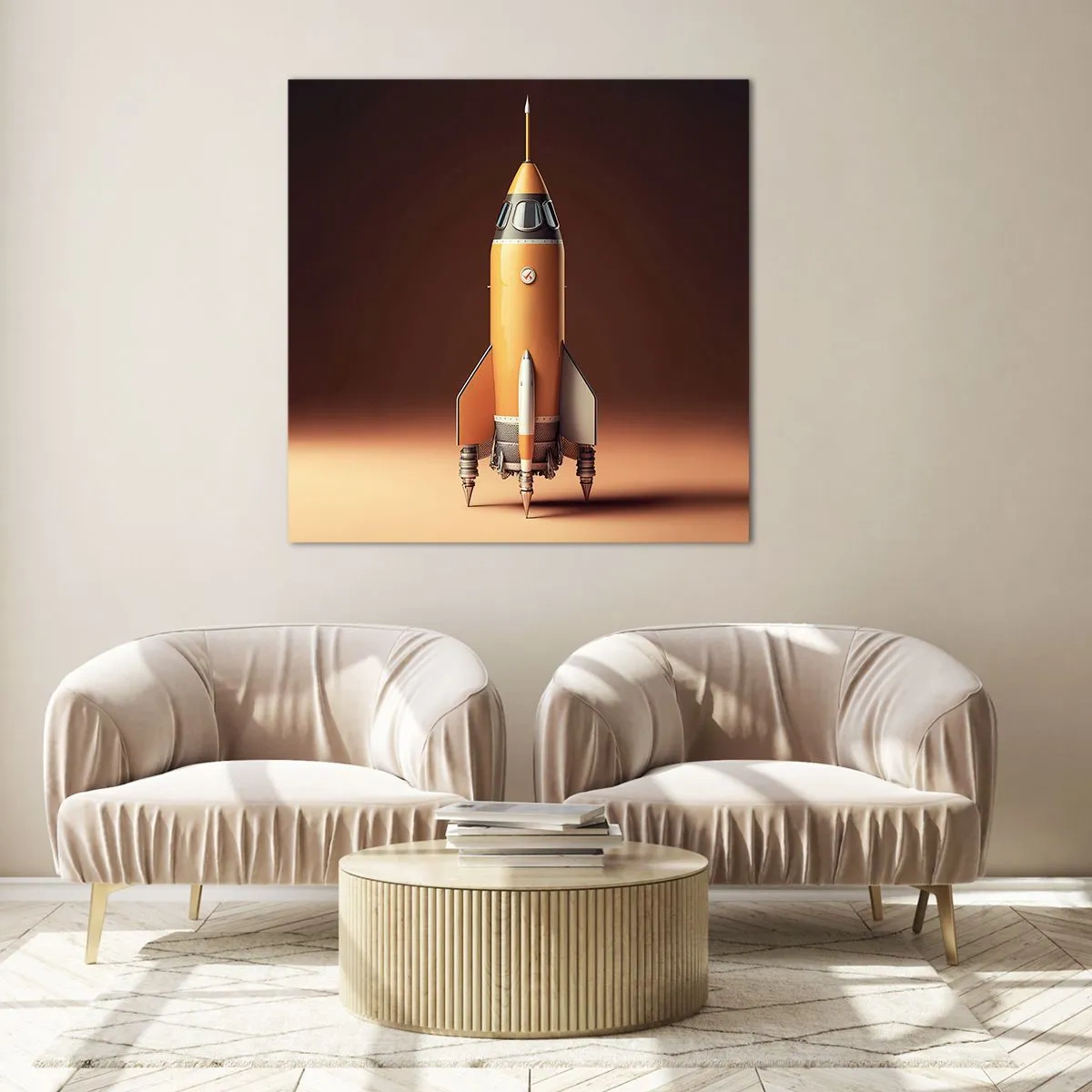 Impression sur verre - Image sur verre - Ça commence par un rêve - 60x60 cm