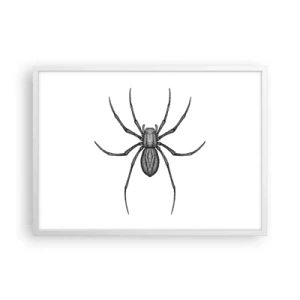 Affiche dans un cadre blanc - Poster - Une précision troublante - 70x50 cm