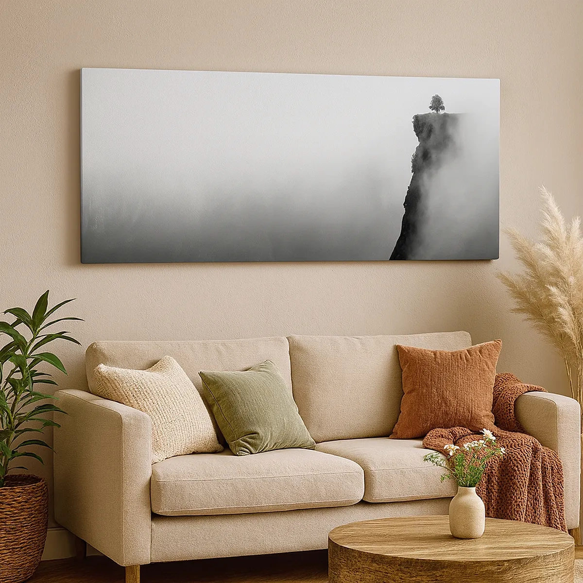 Impression sur toile - Image sur toile - Au bord du monde - 30x30 cm