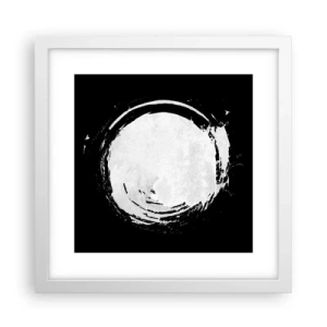 Affiche dans un cadre blanc - Poster - Belle sortie - 30x30 cm