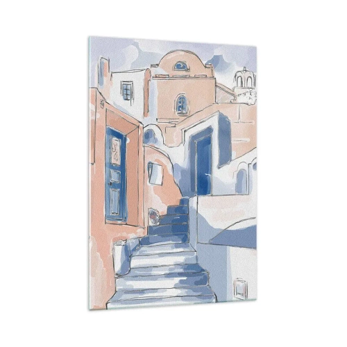 Impression sur verre - Image sur verre - Ville exotique - 70x100 cm