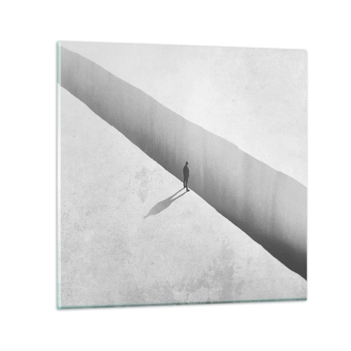 Impression sur verre - Image sur verre - Un objectif clair - 70x70 cm