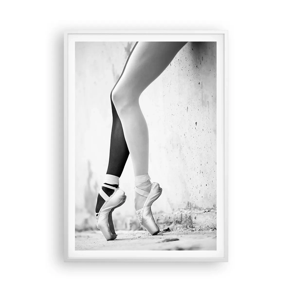 Affiche dans un cadre blanc - Poster - Ballerine, voilà ! - 70x100 cm