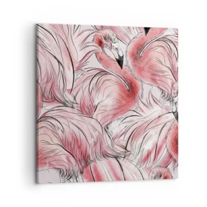 Impression sur toile - Image sur toile - Oiseau corps de ballet - 60x60 cm