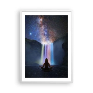 Affiche dans un cadre blanc - Poster - Harmonie absolue - 50x70 cm