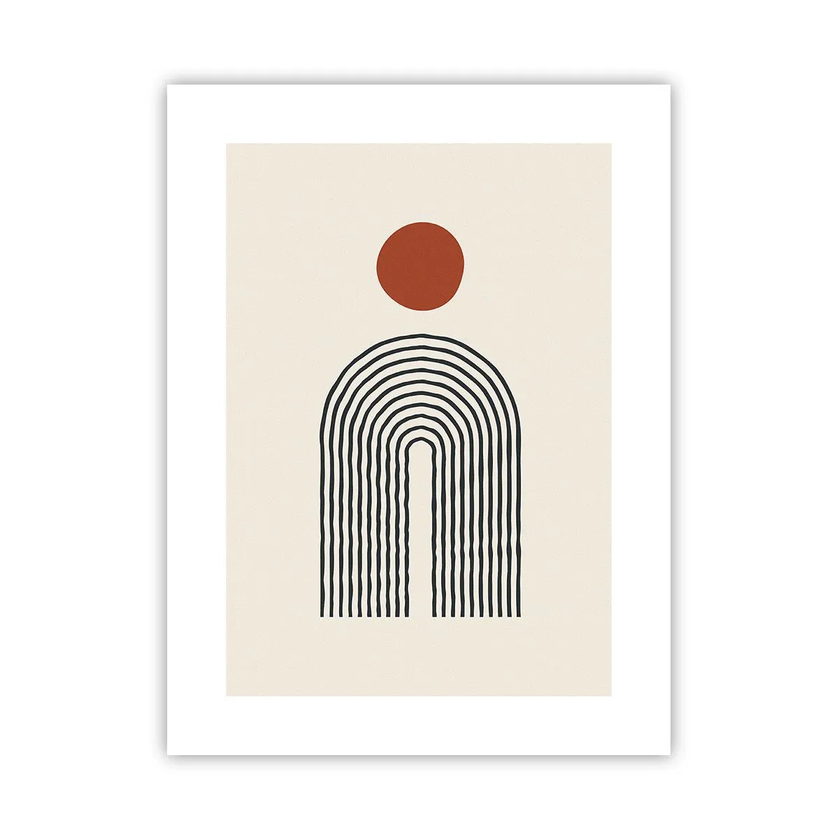 Affiche - Poster - Le magnétisme des formes et des couleurs - 30x40 cm