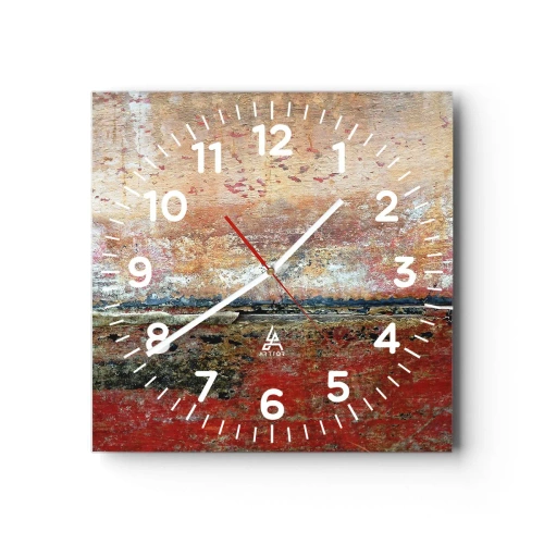 Horloge murale - Pendule murale - C'est peut-être la mer - 30x30 cm