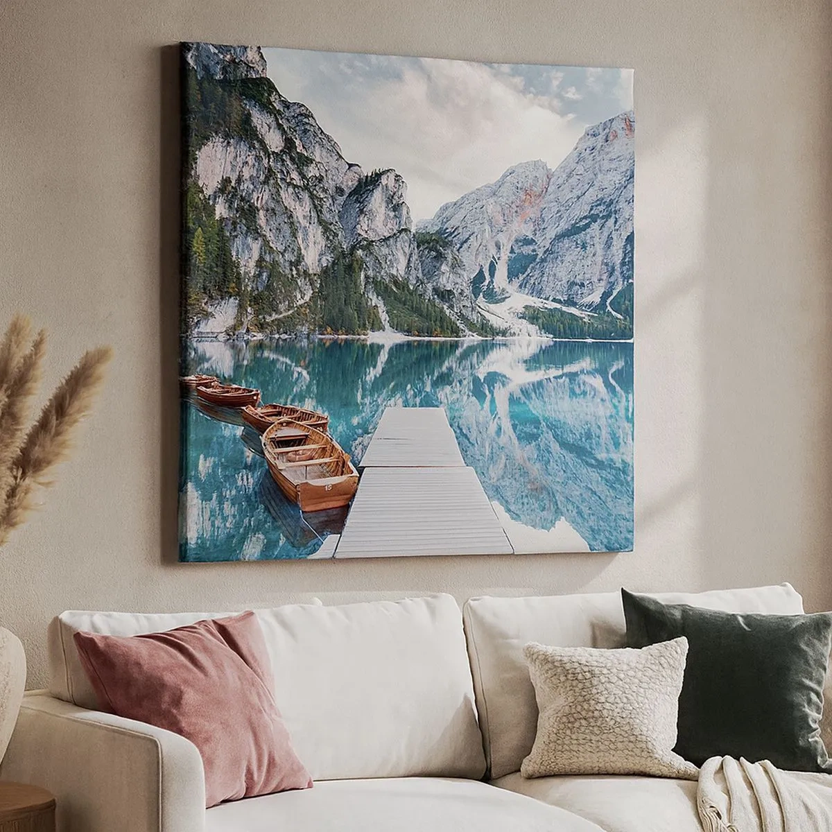 Impression sur toile - Image sur toile - On va te montrer la beauté - 30x30 cm