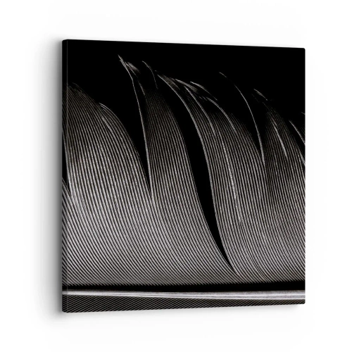 Impression sur toile - Image sur toile - La plume – un design magnifique - 30x30 cm