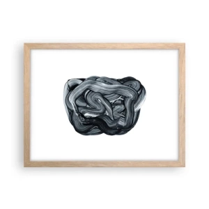 Affiche dans un chêne clair - Poster - Ce n'est pas si simple - 40x30 cm