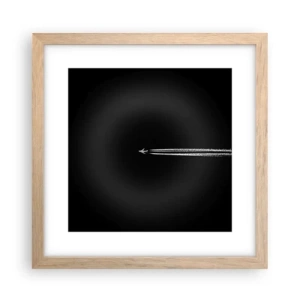 Affiche dans un chêne clair - Poster - Dans une autre dimension - 30x30 cm