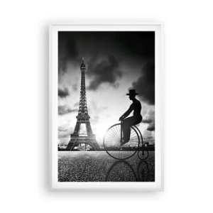 Affiche dans un cadre blanc - Poster - Nostalgie de la Belle Epoque - 61x91 cm