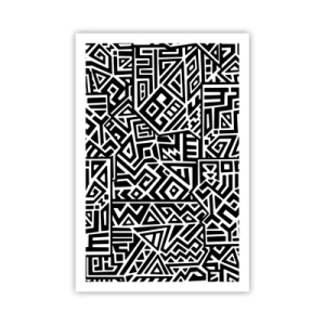 Affiche - Poster - Composition précolombienne - 61x91 cm