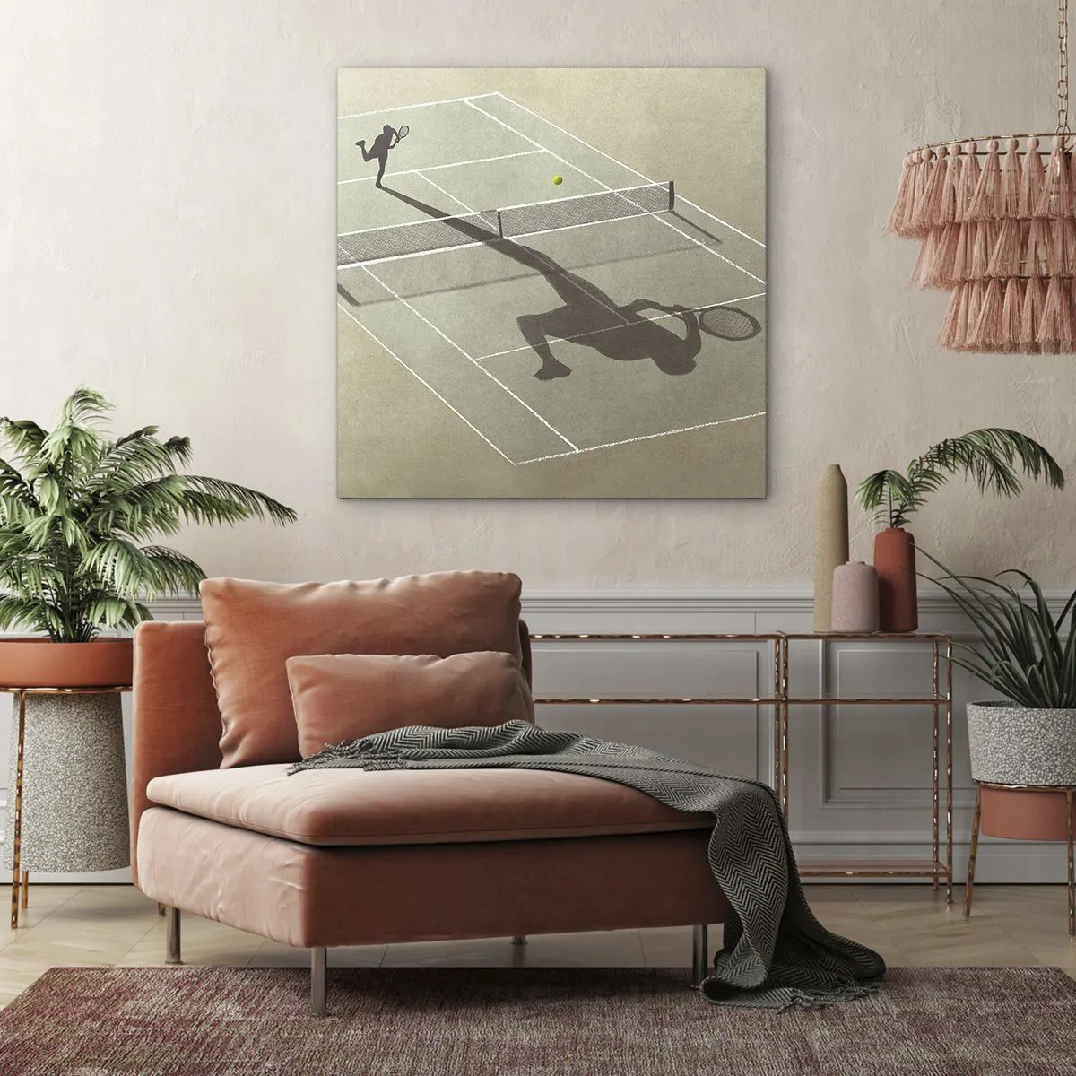 Impression sur toile - Image sur toile - Dépassement de soi - 70x70 cm