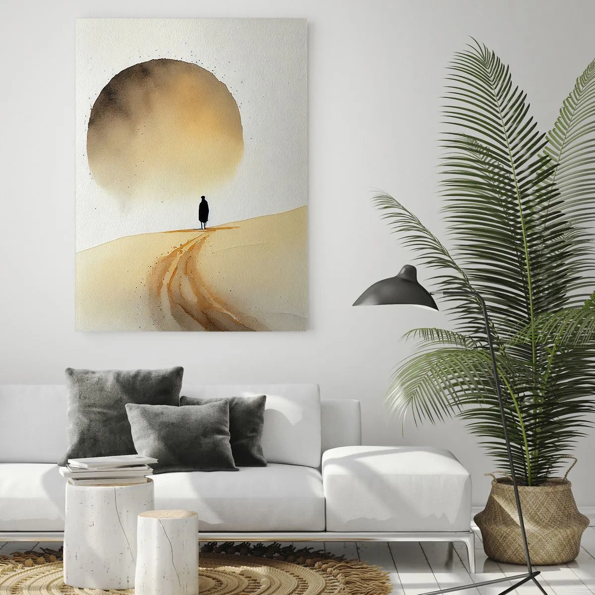 Impression sur verre - Image sur verre - Toujours solitaire - 70x100 cm