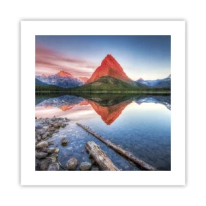 Affiche - Poster - Chaleur et fraicheur - 40x40 cm