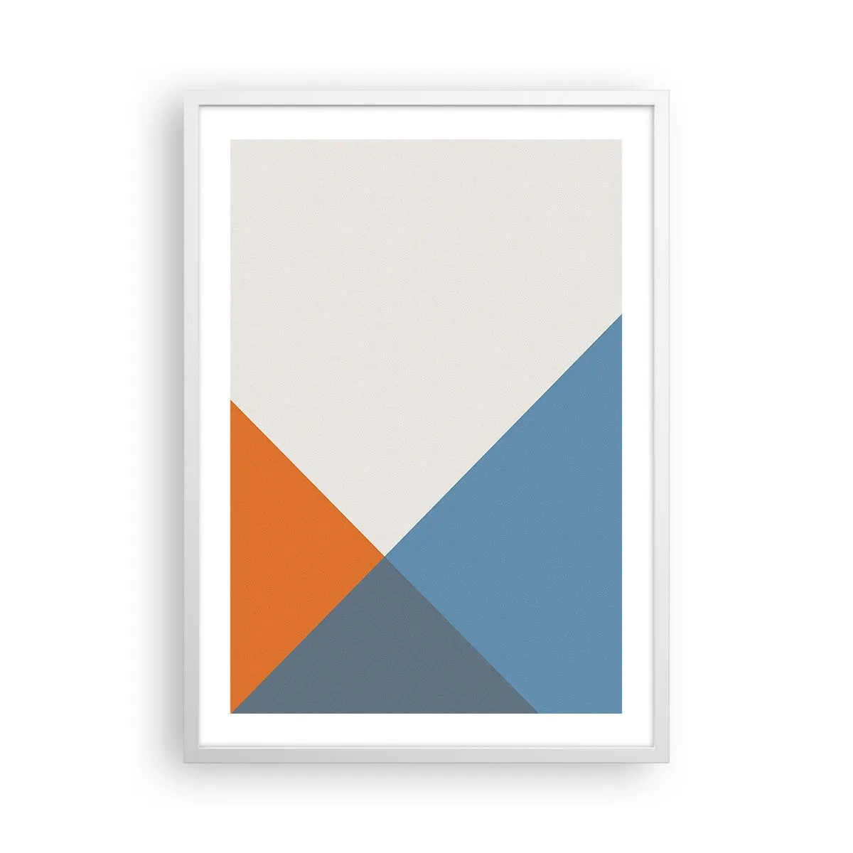 Affiche dans un cadre blanc - Poster - Sous cette angle.... - 50x70 cm