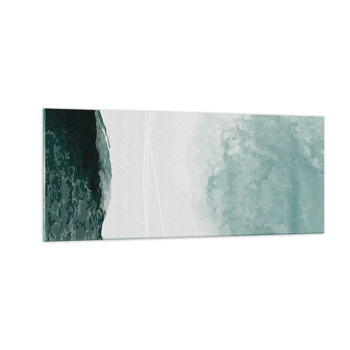Impression sur verre - Image sur verre - Rencontre avec le brouillard - 100x40 cm