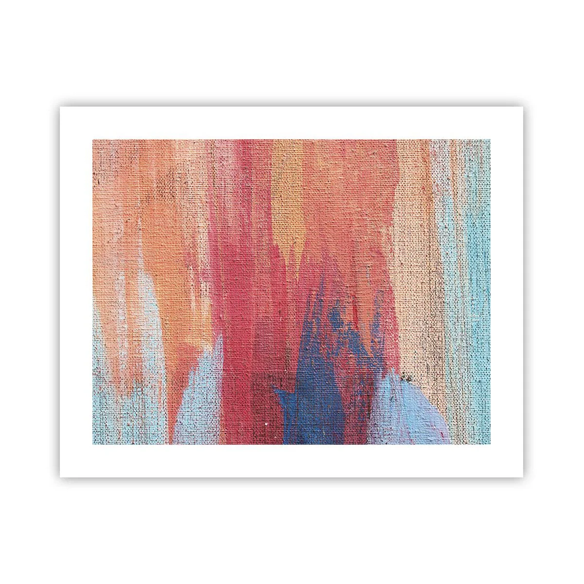 Affiche - Poster - Ecoulement de l'arc-en ciel - 50x40 cm