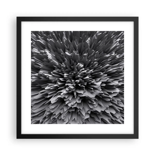 Affiche dans un cadre noir - Poster - Ça ne peut pas être plus dur que ça - 40x40 cm