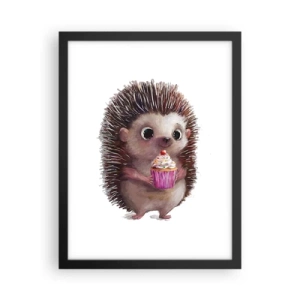 Affiche dans un cadre noir - Poster - La fête c'est tous les jours - 30x40 cm